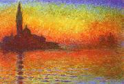 Claude Monet Crepuscule Sweden oil painting reproduction